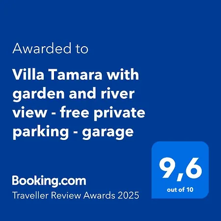 Villa Tamara With Garden And River View - Free Private Parking - Garage Mostar Extérieur photo